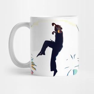 Retro Karate Kick Mug